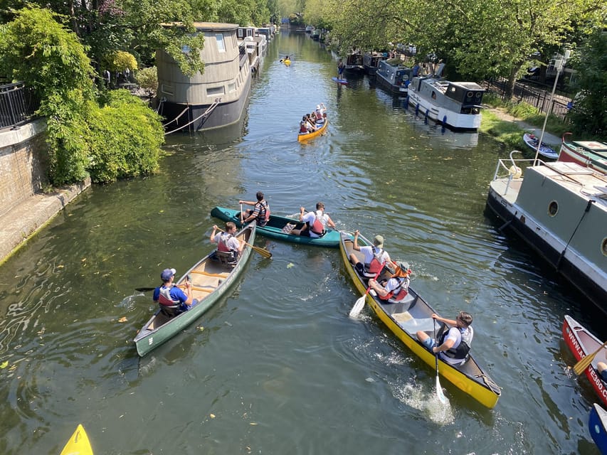 2 seater Canoe Rental in Ladbroke Grove - What makes this different from a normal London tour