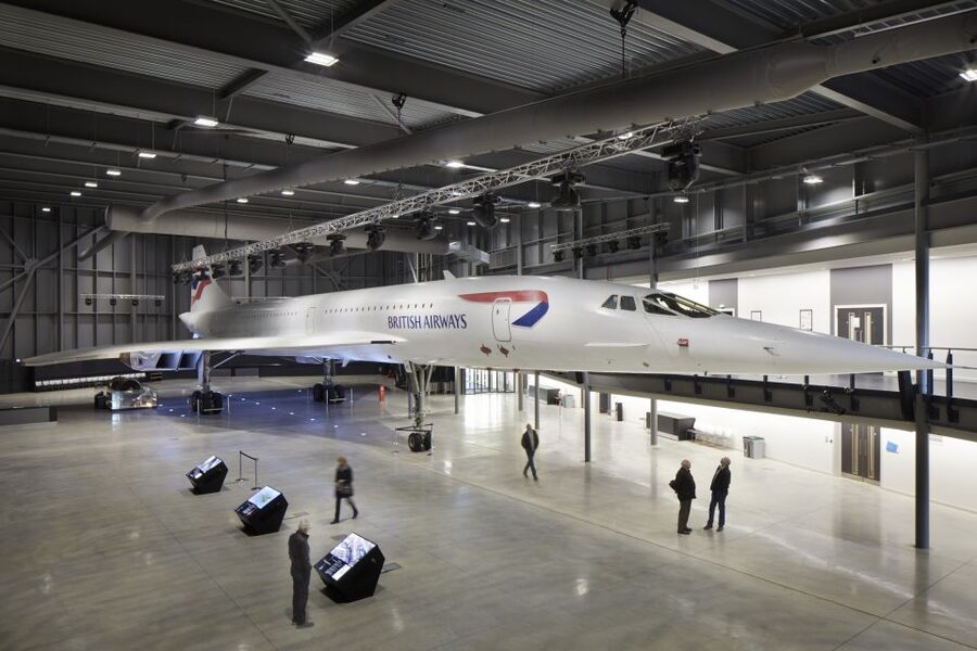 Aerospace Bristol Entrance Ticket - The projected Concorde show