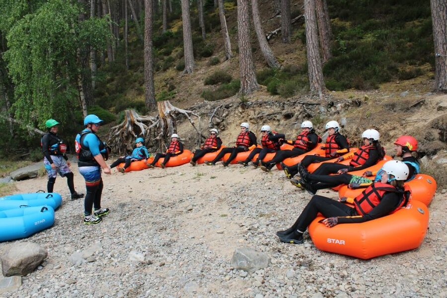Aviemore, Cairngorms: RIVER TUBING - River Feshie - Key points at a glance