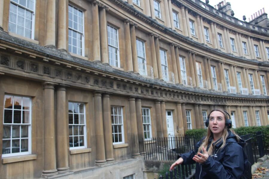 Bath: Bridgerton Filming Locations Walking Tour with Music - Starting beside the World Heritage Center