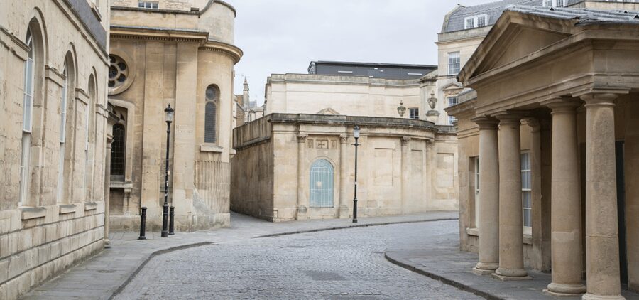 Bath: Bridgeton Walking Tour with an APP - The Assembly Rooms and the sound of the ballroom