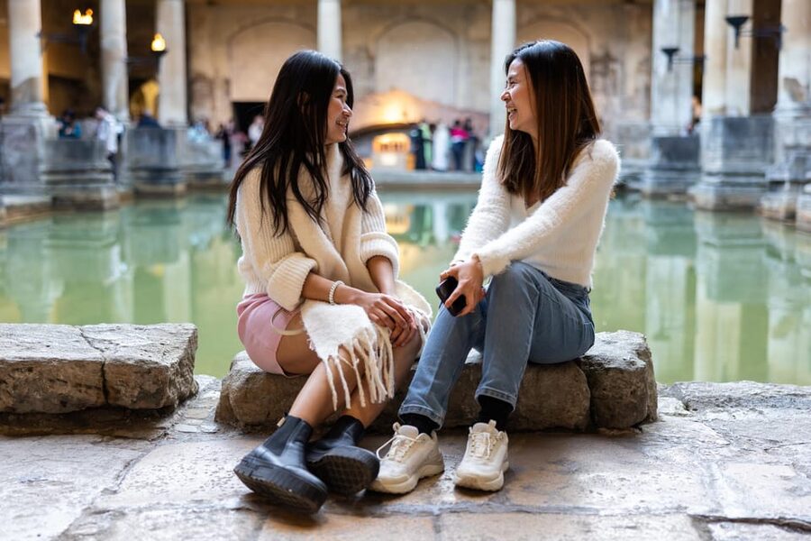 Bath: Roman Baths Entry Ticket with Audio Guide - Explore the heated rooms and plunge pools