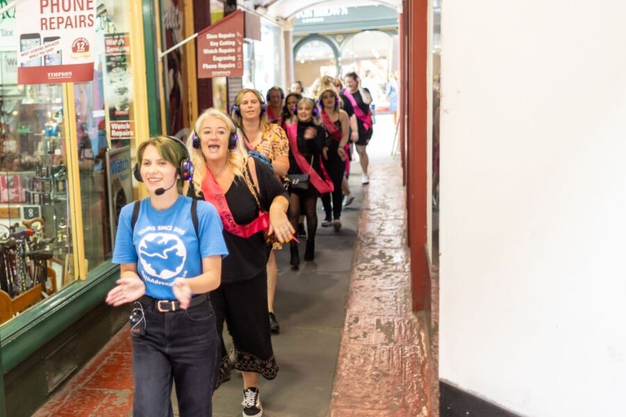 Bath: Silent Disco Guided Walking Tour - Bath Abbey becomes part of the show