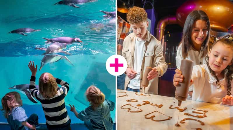 Birmingham: Cadbury World & SEA LIFE Birmingham - Two Birmingham attractions with two very different moods