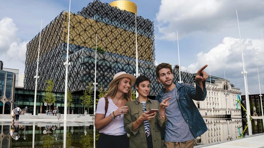 Birmingham: City Walking Tour and Exploration Game - From the Bullring to the first clue