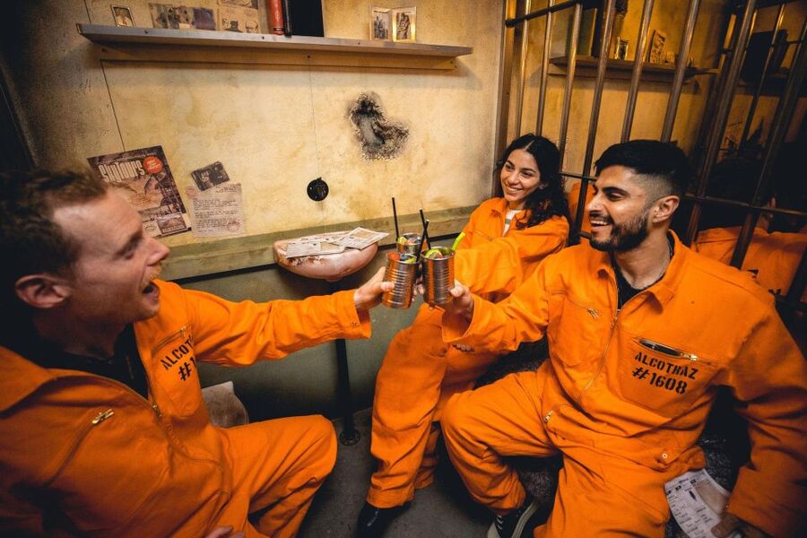 Brighton: Alcotraz Immersive Prison Cocktail Experience - Four cocktails made from your liquor
