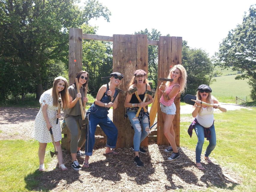 Brighton: Axe Throwing - The South Downs setting adds a rural feel