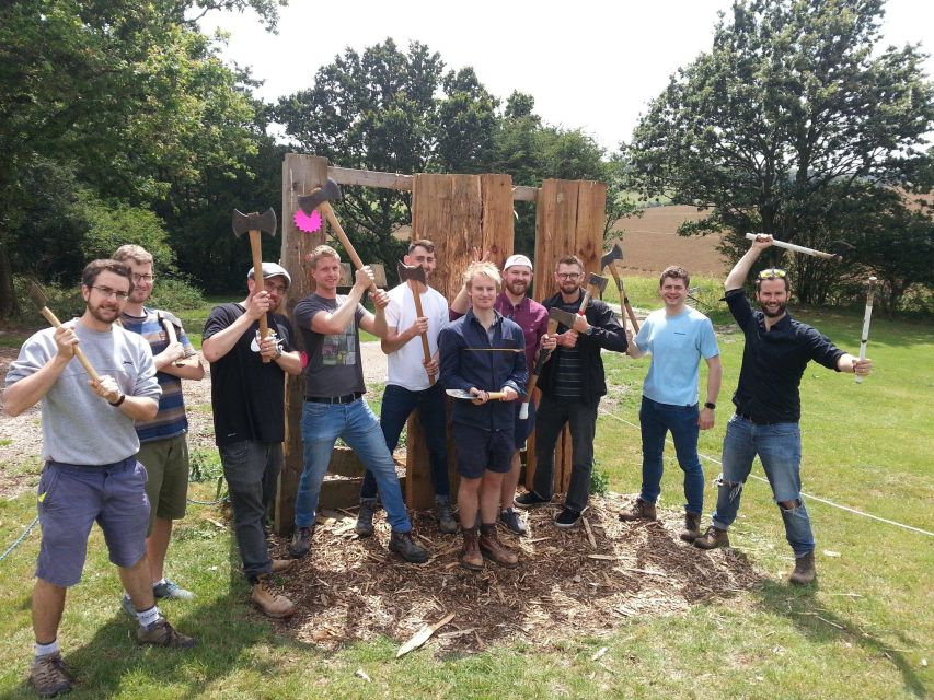 Brighton: Axe Throwing - Trying knives, torpedoes, and unusual axes