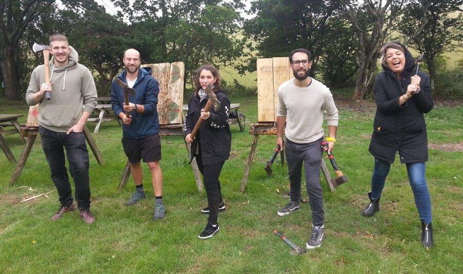 Brighton: Axe Throwing - Why the range of targets matters