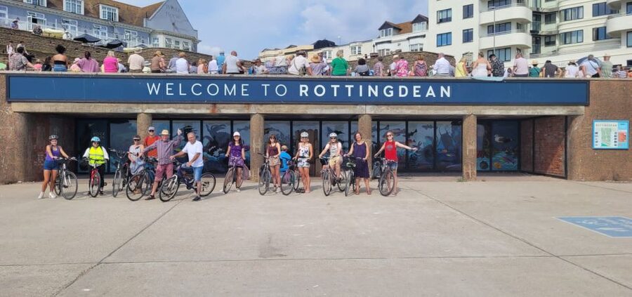 Brighton: Coastal Bike Tour to Rottingdean - Brighton Marina and the change of scenery