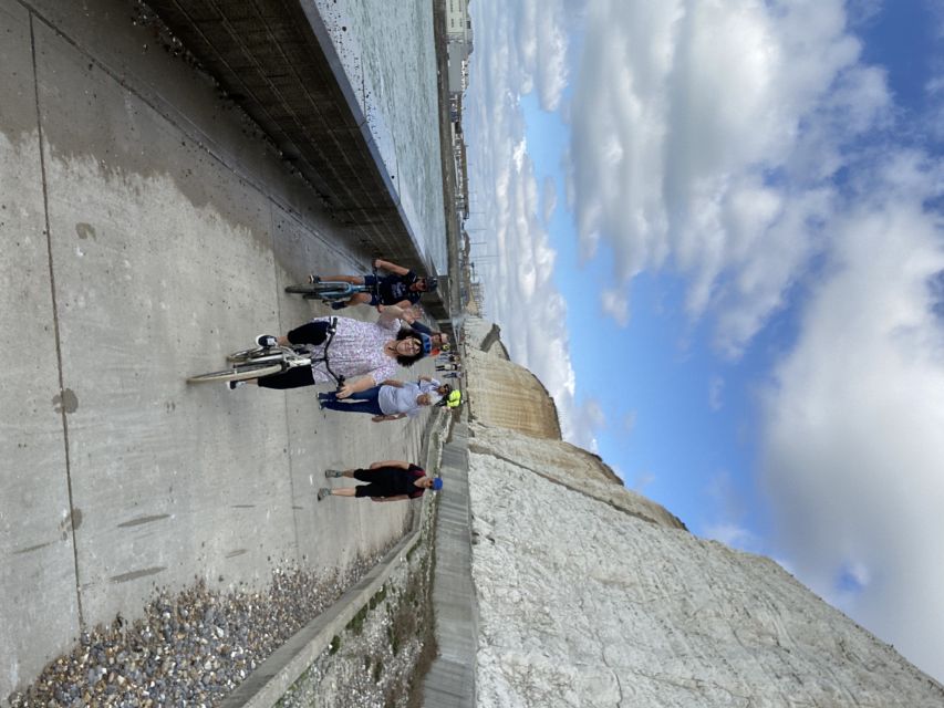 Brighton: Coastal Bike Tour to Rottingdean - The Undercliff Path and white cliffs