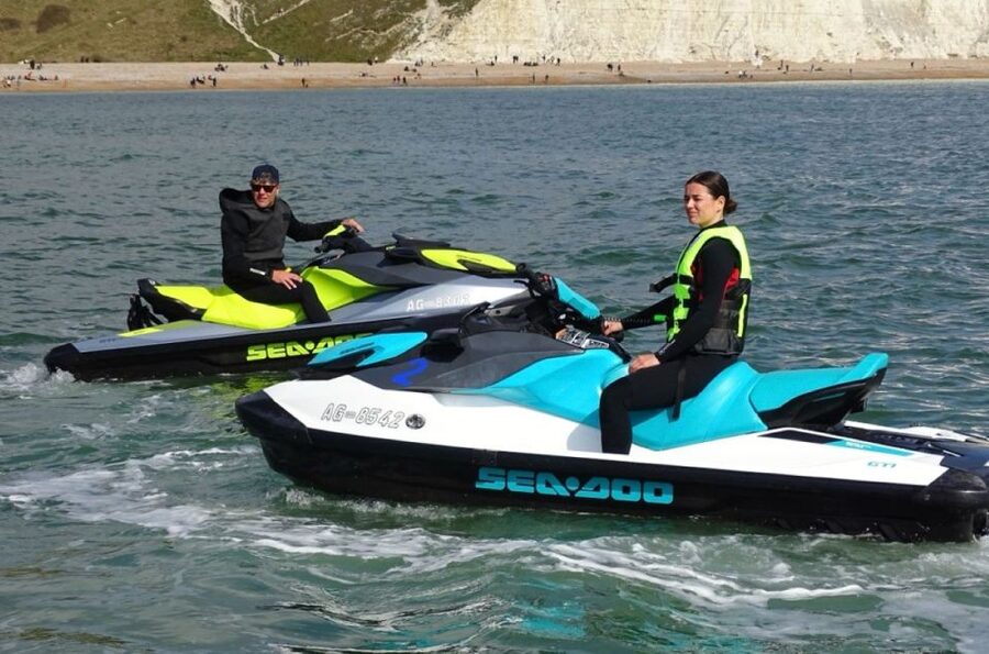 Brighton: Seven Sisters Jet Ski Guided Coastline Safari - Setting out from Newhaven Marina