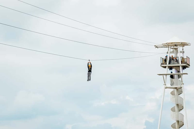 Brighton: Zip Wire Experience Ticket - The safety briefing and harness fitting