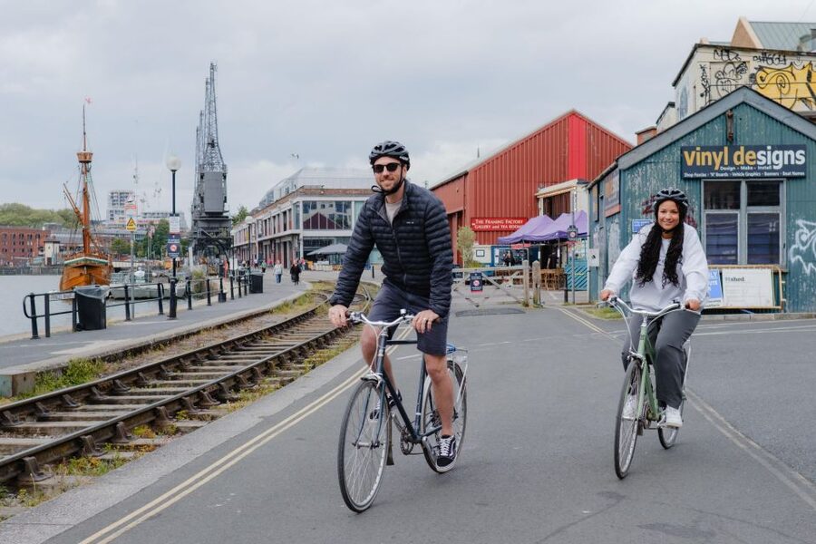 Bristol: The Best Of Bristol, Guided Bike Tour - Queen Square and the move toward the water