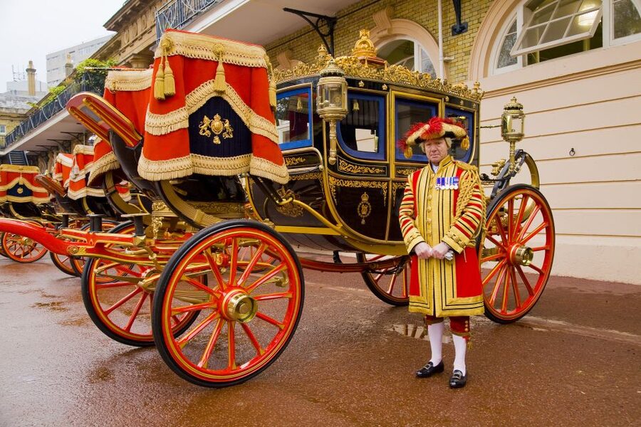 Buckingham Palace: The Royal Mews Entrance Ticket - The Gold State Coach and coronation pageantry