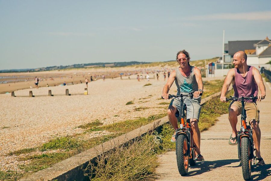 Camber Sands: Fat Tyre Ebike Hire - Starting at Camber Sands with a quick bike lesson