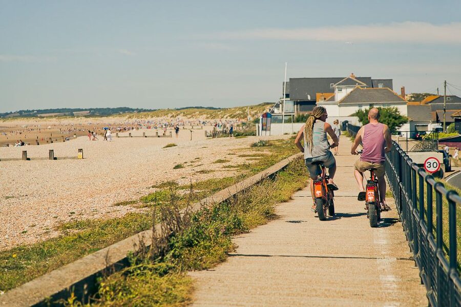 Camber Sands: Fat Tyre Ebike Hire - Riding the Cantii Way and National Cycle Route 2