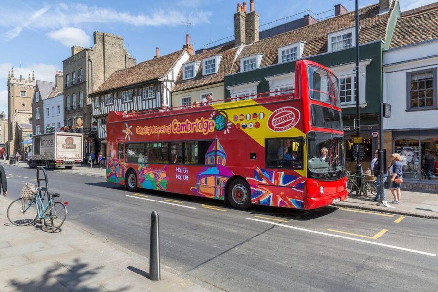 Cambridge: City Sightseeing Hop-On Hop-Off Bus Tour - Downing Street, Bridge Street, and the college quarter