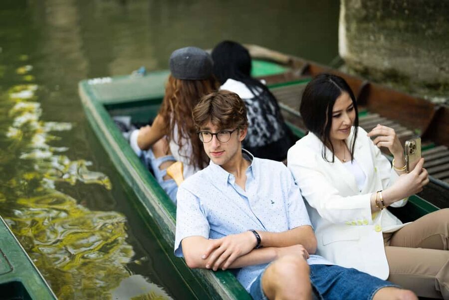 Cambridge: Punting Tour on the River Cam - King’s College supplies the grandest view