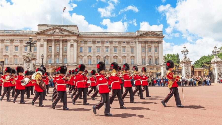 Changing of the Guard at Buckingham Palace - Clarence House: A Quieter Royal Stop