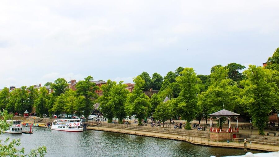 Chester: City Walking Tour & Exploration Game - Grosvenor Park and the River Dee