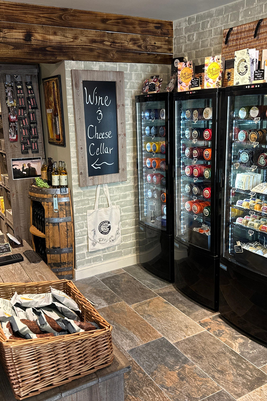 City of Bath: British Wine and Cheese Tasting Experience - The shop upstairs is part of the appeal