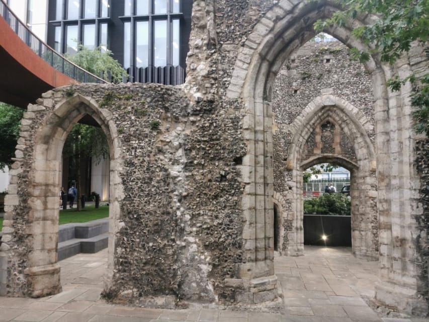 City of London Historical Walking Tour - Starting beside the ruins at Barbie Green