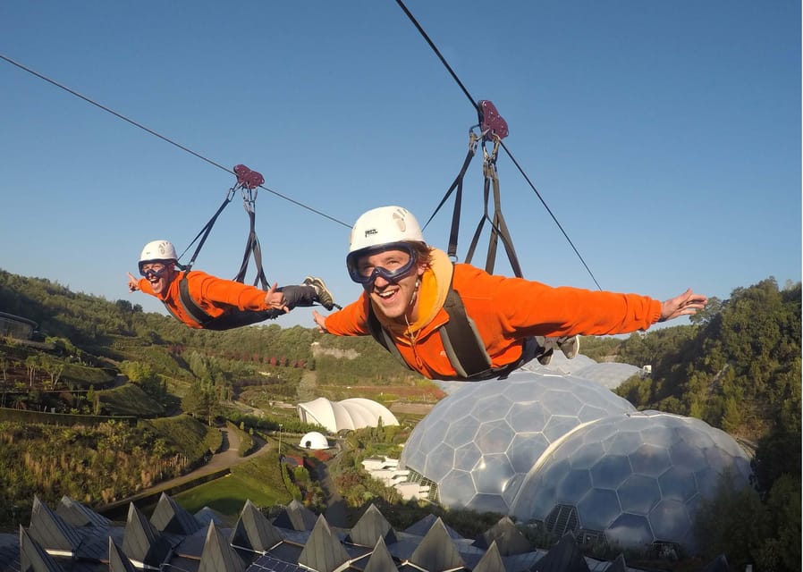 Cornwall: Eden Project Zip Wire Experience - Arriving at Hangloose Adventure Eden