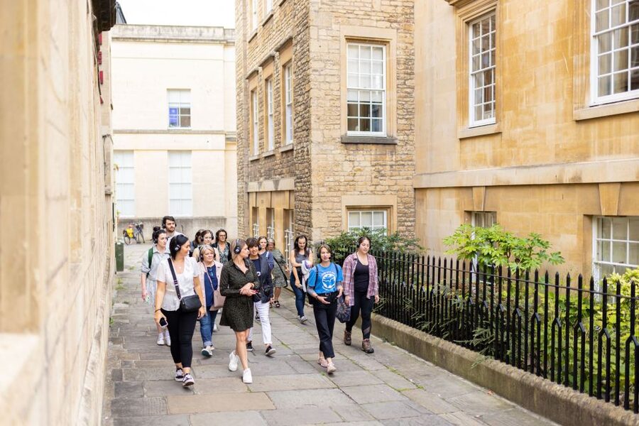Discover Bath and Bridgerton with Music - Walking Bath as a Regency film set