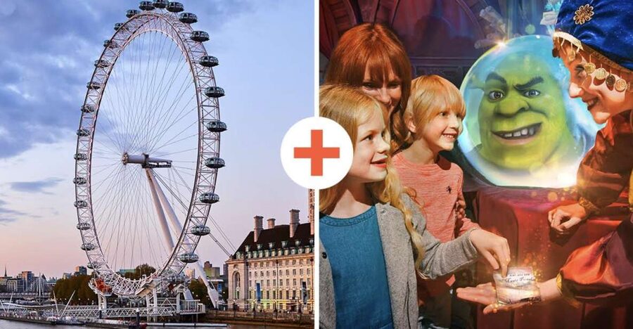 DreamWorks Shrek's Adventure and London Eye: Combo Ticket - Seeing London from 135 meters
