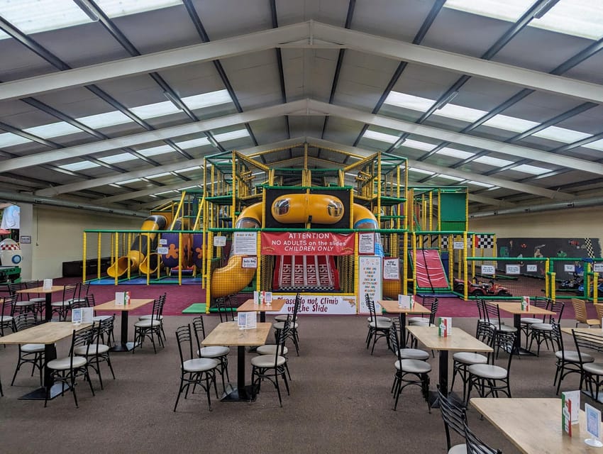Durham: Adventure Valley Farm Park Entry Ticket - Indoor Play Town when the weather turns
