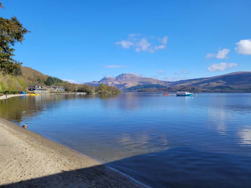 Edinburgh: Harry Potter, Glenfinnan Viaduct & Highland Tour - Luss and the first look at Loch Lomond