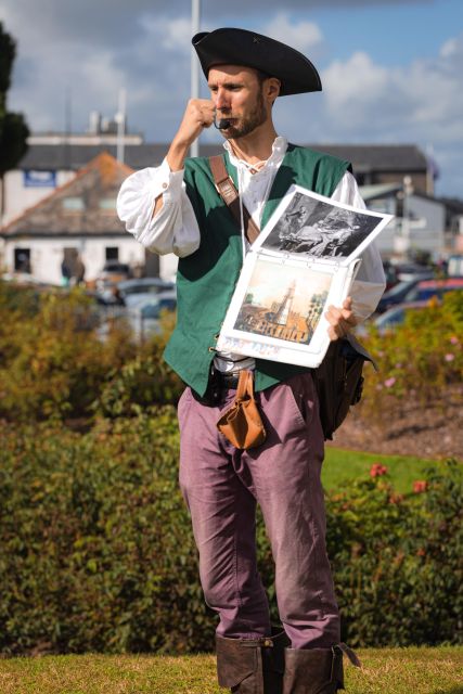 Falmouth: Vibrant Historical Walking Tour (award-winning) - The accordion turns history into a street performance