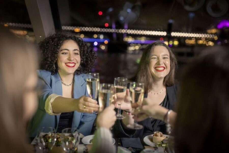 Festive London New Year’s Eve 3-Course Dinner Cruise - Tower Bridge and the Docklands lights