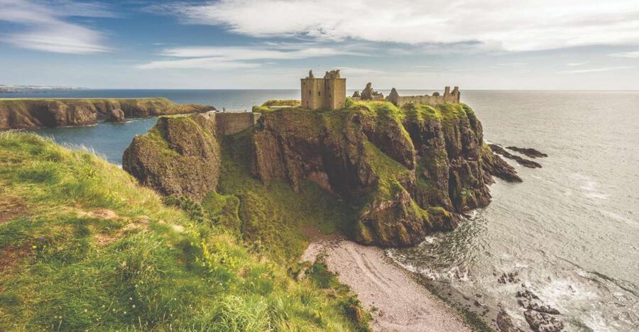 From Aberdeen: Dunnottar Castle and Cairngorms Day Trip - Falls of Feugh and the salmon lookout