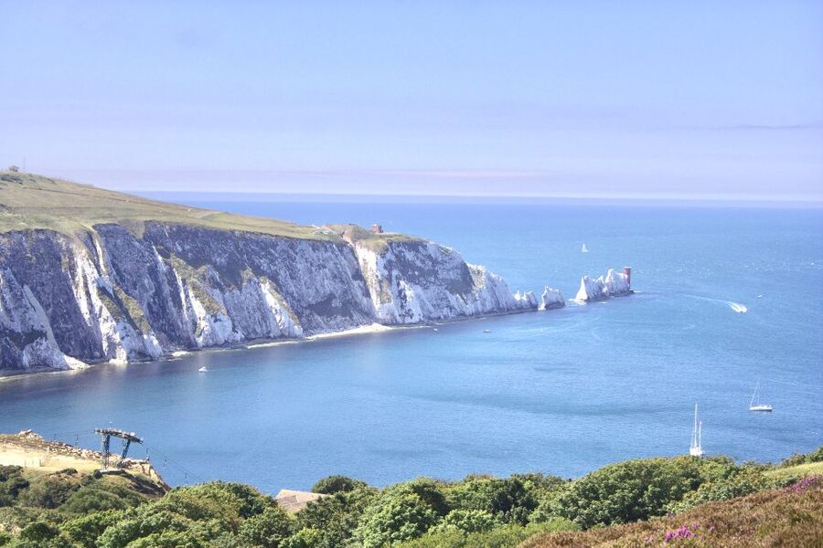 From Brighton: Isle of Wight Full-Day Trip via Portsmouth - Godshill: cottages, church, and a traditional village stop