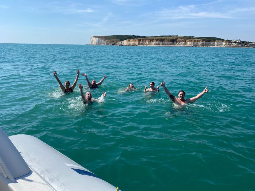 From Brighton: Private Boat Charter - Wildlife, smuggling tales, and changing cliffs