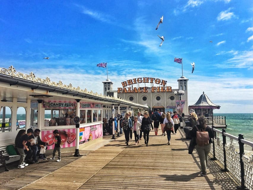 From Cambridge: Day trip to Brighton & The Seven Sisters - The pier, The Lanes, and North Laine