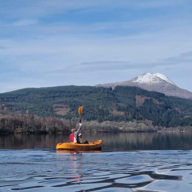 From Edinburgh: Highland Hike, Loch Paddle, and Castles - Paddling Loch Ard and the Trossachs water