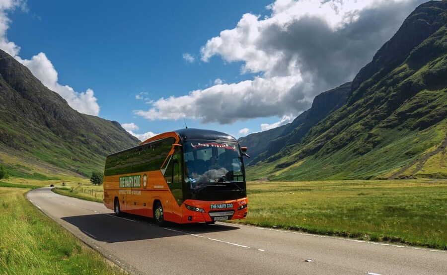 From Edinburgh: Loch Ness, Glencoe & Scottish Highlands Tour - Leaving Edinburgh at Burns Monument