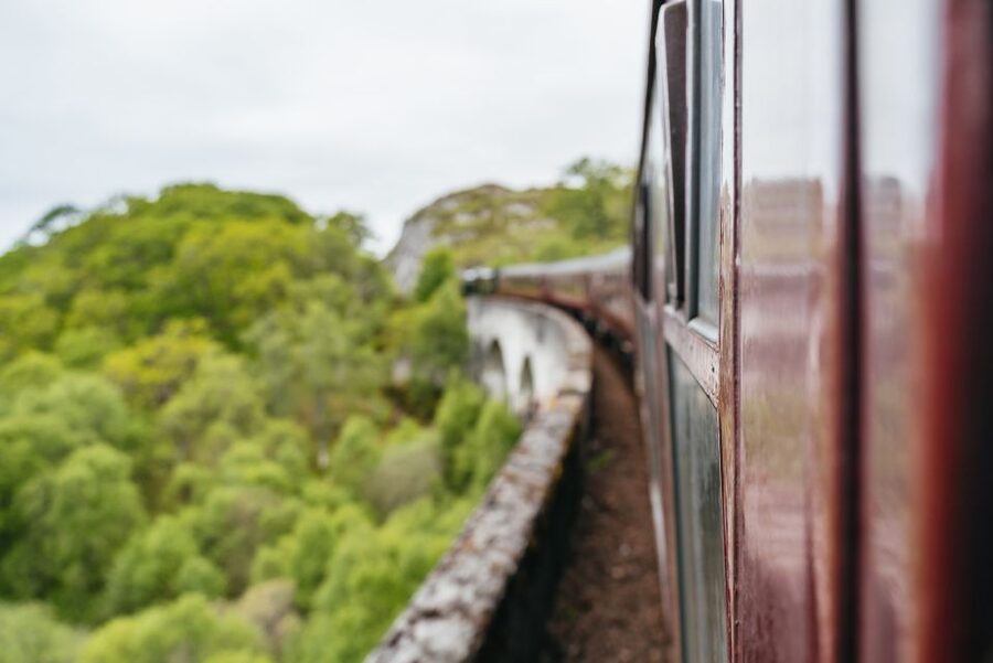 From Edinburgh: Magical Highlands Tour with Jacobite Train - Rannoch Moor and the volcanic glen from the films