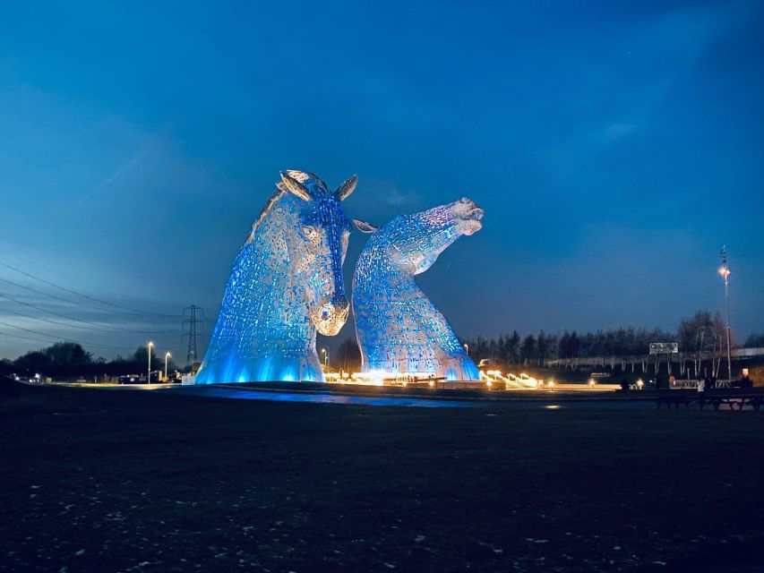 From Edinburgh: The Kelpies, Glencoe & Loch Lomond Day Tour - A private Mercedes ride instead of a big coach