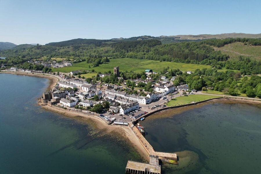 From Glasgow: Jacobite Steam Train & The Highlands Tour - Inveraray and the final Highland views