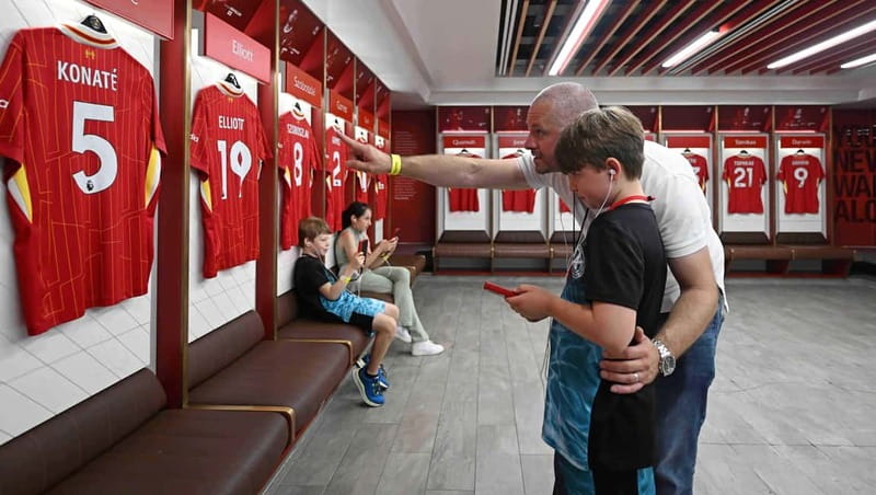 From London: Liverpool FC Stadium & Museum Rail Day Tour - The Main Stand, stadium views, and the Liverpool FC Story