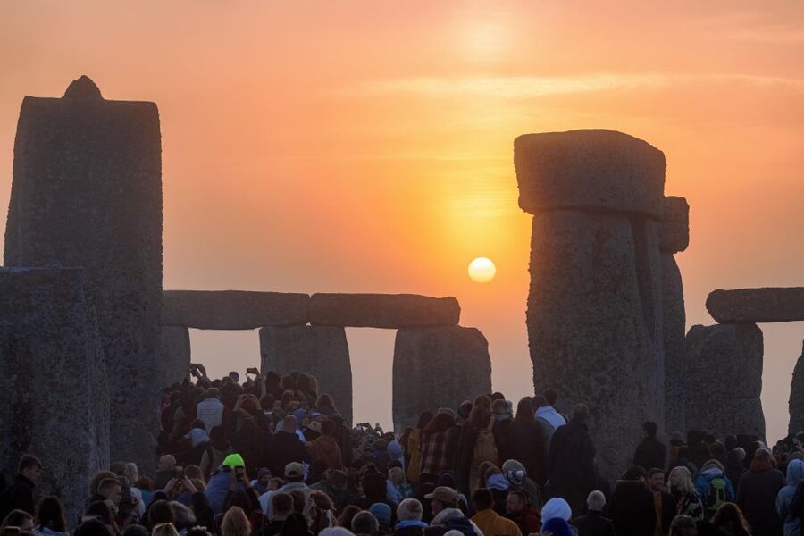 From London: Stonehenge Summer Solstice Sunrise Tour - Walking from the coach park to the stones