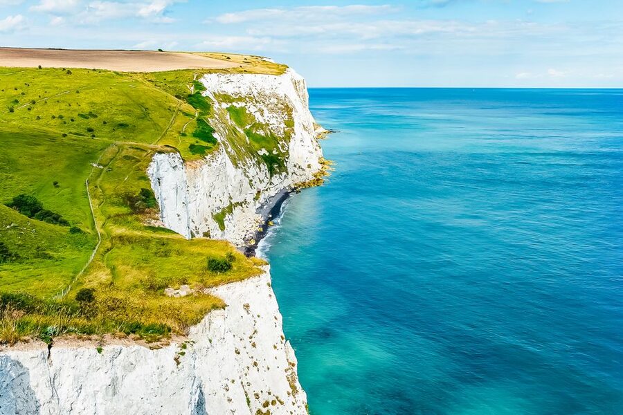 From London: White Cliffs of Dover and Canterbury Day Trip - A quick look at Dover from sea level
