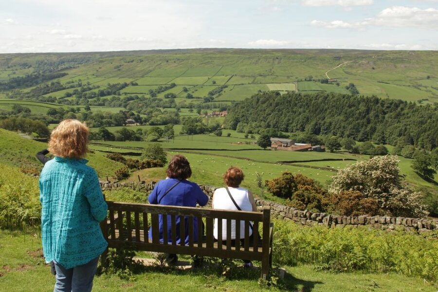 From York: Moors, Whitby, and the Yorkshire Steam Railway - Snod Hill, RAF Fylingdales, and the Hole of Horcum