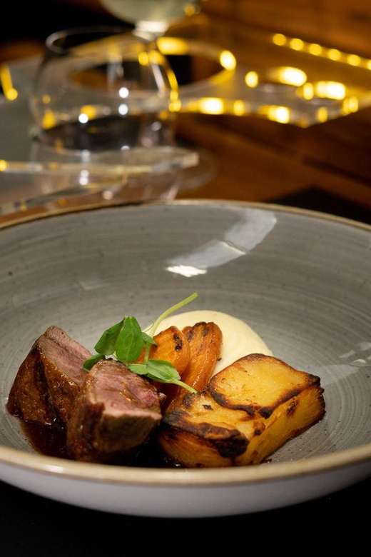 Gastronomic 6-course fine-dining dinner on Luxury London Bus - What you see from the glass roof