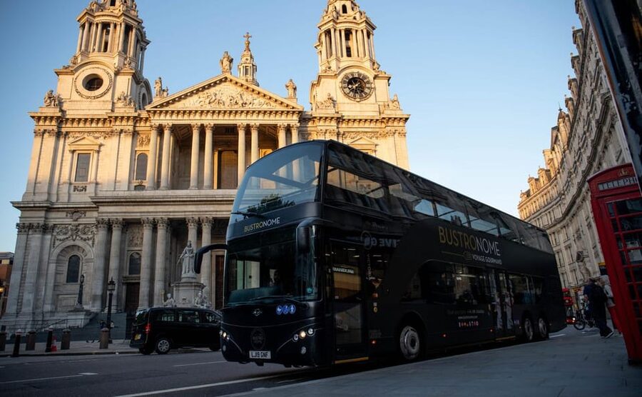 Gastronomic 6-course fine-dining dinner on Luxury London Bus - Dietary choices need careful checking