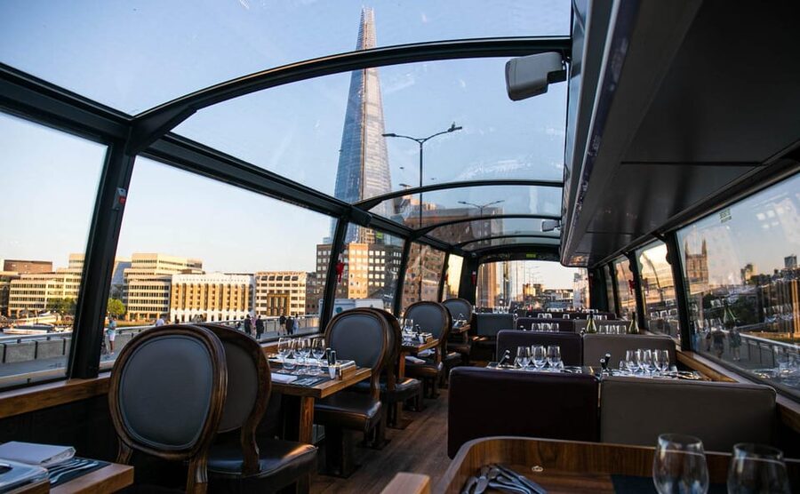 Gastronomic 6-course fine-dining dinner on Luxury London Bus - Dress, comfort, and practical details